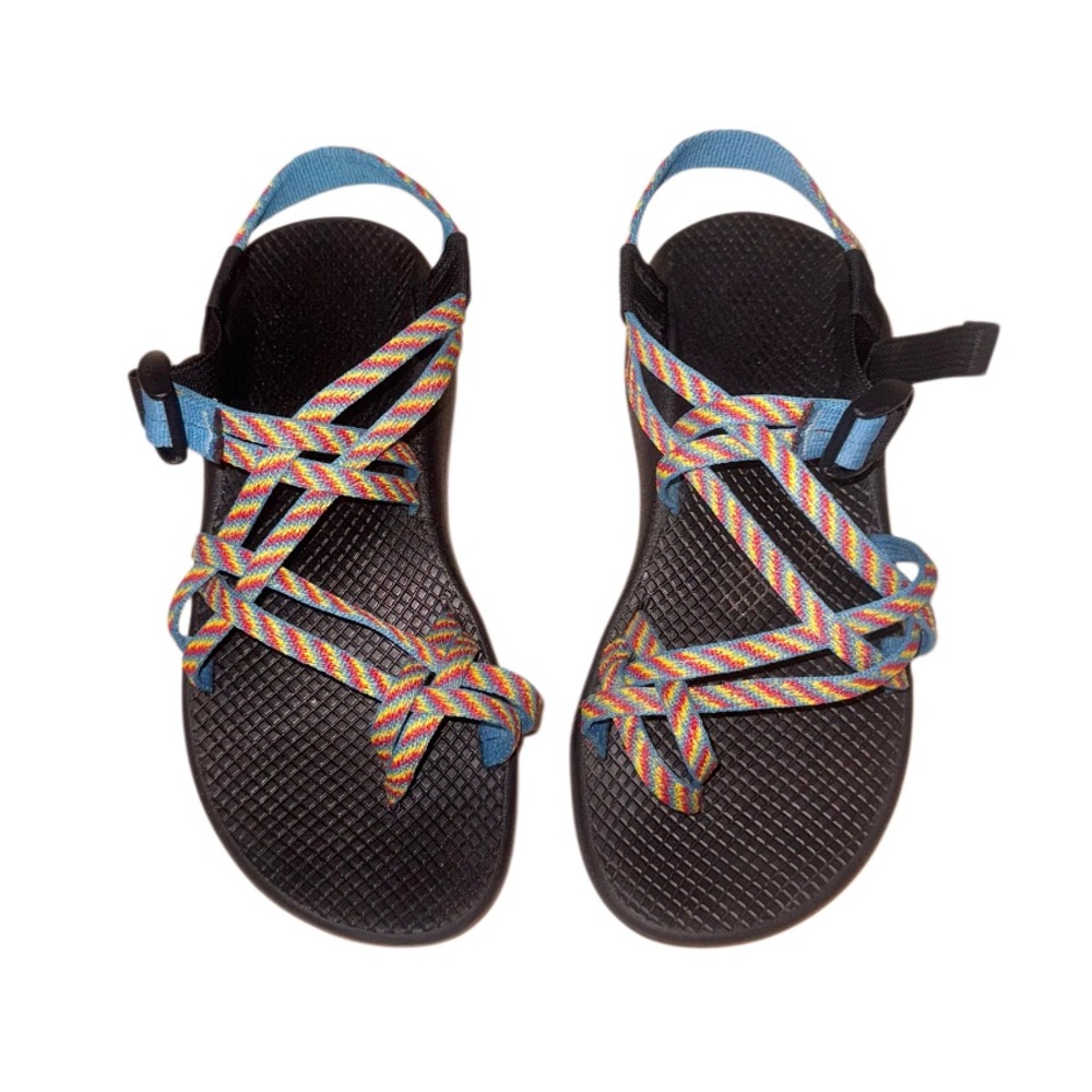 CHACO Fiesta ZX/2 classic rainbow sandals women’s size 8